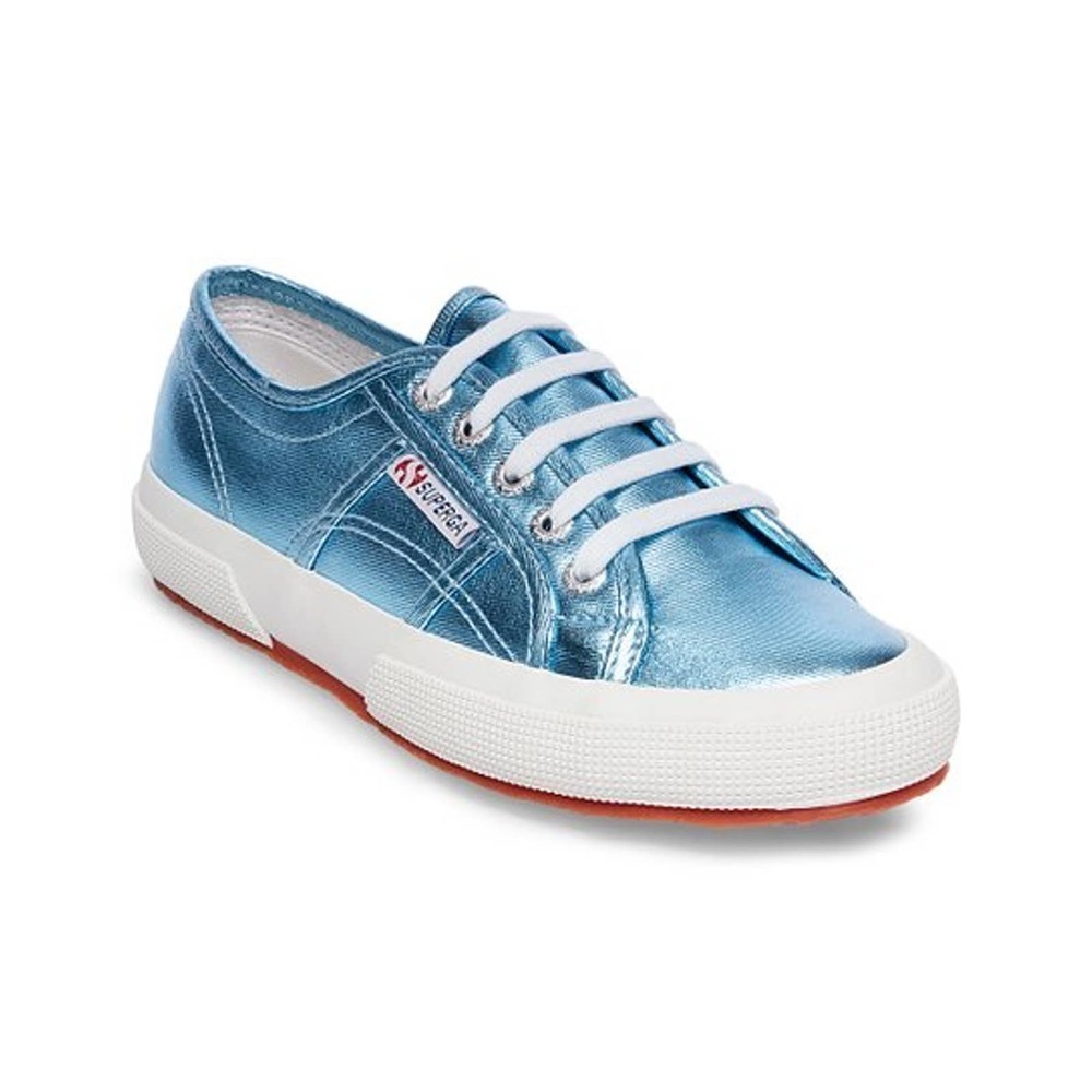 Superga Light Blue Metallic Sneakers 6